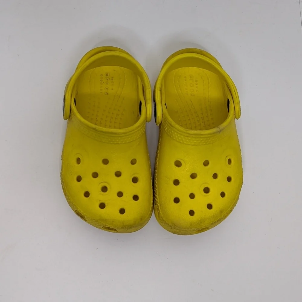 Crocs Yellow Sandal Water Shoe 6T